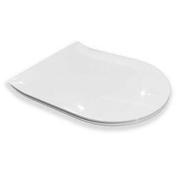 Сиденье для унитаза Fusion (fusion, futura, centrica), дюропласт, с микролифтом, быстросъемное, Hatria Y9D501 Hatria