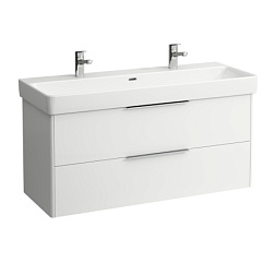 Подвесная раковина Pro S 120х46х9,5 см, с 2 отверстиями для смесителя, санфарфор, Laufen 8.1496.5.000.107.1 Laufen
