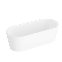 Акриловая ванна Geo 170х80 см, отдельностоящая, овальная, Vitra 65370006000 Vitra