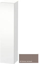 Шкаф-колонна DuraStyle 40х36х180 см, корпус-белый матовый, фронт-базальт матовый, правый, подвесной монтаж, Duravit DS1229R4318 Duravit