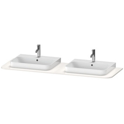Столешница под раковину Happy D.2 Plus 160х55 см, 2 отверстия, белый, из ДСП, Duravit HP032HB2222 Duravit