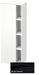 Шкаф-колонна DuraStyle 50х36х140 см, корпус-белый матовый, фронт-дуб чёрный, левый, подвесной монтаж, Duravit DS1239L1618 Duravit