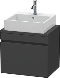 Модуль под раковину DuraStyle 60х47,8х51,2 см, без консоли, графит матовый, Duravit DS530004949 Duravit