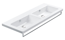 Подвесная раковина New Light 125х48х18 см, санфарфор, двойная, Catalano 1125LI00 Catalano