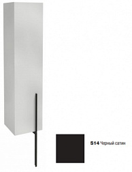 Шкаф-колонна Nouvelle Vague 35х34х147 см, 3 полки, черный сатин, правый, подвесной монтаж, Jacob Delafon EB3047G-S14 Jacob Delafon