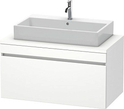 Модуль под раковину DuraStyle 100х54,8х51,2 см, без консоли, белый матовый, Duravit DS531401818 Duravit