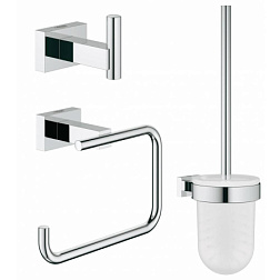 Набор аксессуаров Essentials Cube 3 предмета, Grohe 40757001 Grohe