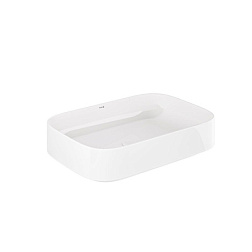 Накладная раковина Resa 60х40х10,5 см, S, санфарфор, Kludi 58CW4043 Kludi