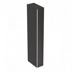 Шкаф-колонна Acanto 22х47,6х173 см, темно-серый, корпус лакированный матовый/фасад стекло, подвесной монтаж, Geberit 500.638.JK.2 Geberit
