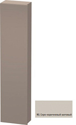Шкаф-колонна DuraStyle 40х24х180 см, корпус-базальт матовый, фронт-серо-коричневый, левый, подвесной монтаж, Duravit DS1228L9143 Duravit