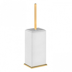 Ёршик Eleganza белый стакан, золото, Gessi 46443-080 Gessi