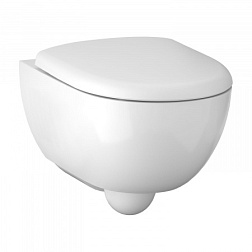 Подвесной унитаз Renova 37х49 см, с микролифтом, быстросъёмное, compact, безободковый, с сиденьем, Geberit 500.803.00.1 Geberit