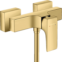 Настенный смеситель без излива Metropol золото, без лейки, Hansgrohe 32560990 Hansgrohe