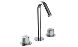 Смеситель для раковины на 3 отверстия PLY без донного клапана, Bossini Z00911.030 Bossini