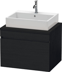 Модуль под раковину DuraStyle 70х54,8х51,2 см, без консоли, дуб чёрный, Duravit DS531101616 Duravit