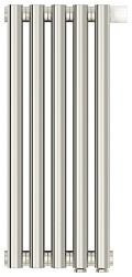 Отопительный дизайн-радиатор Эстет 22,5х50 см, 5 секций, правый, однорядный глухой, нижнее подключение, Сунержа 00-0311-5005 Сунержа