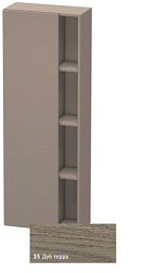 Шкаф-колонна DuraStyle 50х24х140 см, корпус-базальт матовый, фронт-дуб терра, левый, подвесной монтаж, Duravit DS1238L3543 Duravit