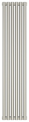 Отопительный дизайн-радиатор Эстет 27х120 см, 6 секций, матовый белый, двухрядный глухой, Сунержа 30-0302-1206 Сунержа