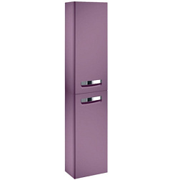 Шкаф-колонна Gap 34х20х160 см, фиолетовый матовый, правый, подвесной монтаж, Roca ZRU9302746 Roca