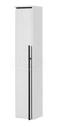 Шкаф-колонна Aneto 23х20,2х120,1 см, белый глянец/левая сторона черная, левый, подвесной монтаж, Roca 857431806 Roca