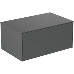 Модуль под раковину Conca 80х50,5х37 см, без выреза в столешнице, антрацит матовый, система push-to-open, Ideal Standard T4312Y2 Ideal Standard