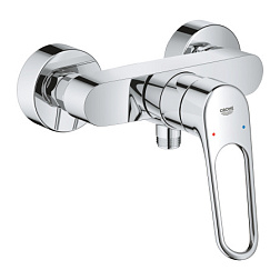 Настенный смеситель без излива Eurosmart рычаг петля, без лейки, Grohe 25242003 Grohe