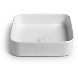 Накладная раковина Blade 40х40х11,5 см, санфарфор, White Ceramic W050701 White Ceramic