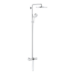 Душевая система Rainshower 26657000 3 режима, 31 см, round, термостат, верхний душ, с лейкой, неповор. излив, Grohe 26657000 Grohe