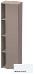 Шкаф-колонна DuraStyle 50х36х180 см, корпус-базальт матовый, фронт-белый матовый, правый, подвесной монтаж, Duravit DS1249R1843 Duravit