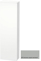 Шкаф-колонна DuraStyle 40х24х140 см, фронт - бетонно-серый матовый, корпус -  белый матовый, левый, подвесной монтаж, Duravit DS1218L0718 Duravit