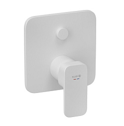 Лицевая часть встраиваемого смесителя Renon матовый, 2 функции, белый цвет, Kludi 427595375 Kludi