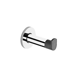 Крючок Plan с упором для двери (наконечником), черного цвета, цвет стальной, Keuco 14911070000 Keuco