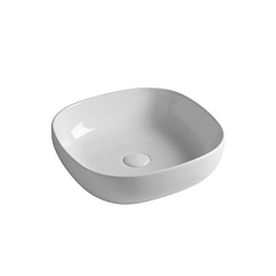 Накладная раковина Easy 45х45х13,5 см, квадратная, санфарфор, GSG EALAVQU45000 GSG
