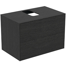 Модуль под раковину Conca 80х50,5х55 см, копченый дуб, система push-to-open, Ideal Standard T3941Y4 Ideal Standard