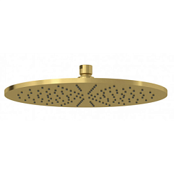 Лейка верхнего душа A-qa брашированное, 30 см, round, золото, без держателя, Kludi 64330N0-00 Kludi