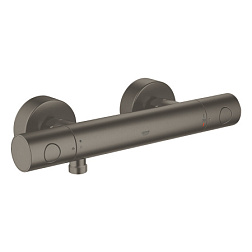 Настенный смеситель без излива Grohtherm 1000 Cosmopolitan графит, без лейки, термостат, Grohe 34065AL2 Grohe