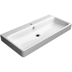 Подвесная раковина Sand 100х50х19 см, extraglaze, санфаянс, GSI 9023111 GSI