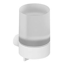 Настенный дозатор Vela R матовый, цвет белый, с держателем, Kludi 5897653 Kludi