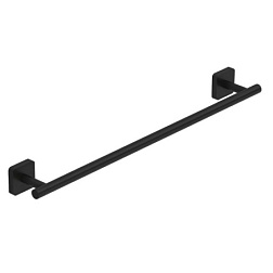 Горизонтальный полотенцедержатель Vela S 45 см, матовый, цвет черный, Kludi 2598039 Kludi