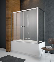 Боковая стенка для ванны Vesta S 65х150 см, прозрачная, Radaway 204065-01 Radaway
