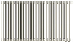 Отопительный дизайн-радиатор Эстет 94,5х50 см, 21 секция, матовый белый, двухрядный коаксиальный, Сунержа 30-0322-5021 Сунержа
