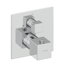 Лицевая часть встраиваемого смесителя Decus с термостатом, 1 функция, Kludi 548850575 Kludi
