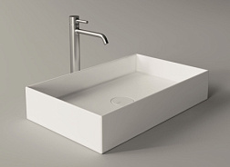 Накладная раковина Hide 60х37х12 см, санфарфор, Alice 31130101 Alice