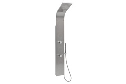 Душевая панель без излива Jet Inox стальной цвет, с г/м, верхний душ, с лейкой, Ravak X01453 Ravak