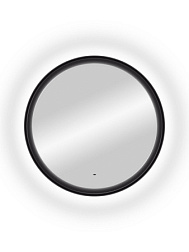 Зеркало Planet Black Led 100х100 см, 36Вт, чёрное, с подсветкой, Continent ЗЛП683 Continent