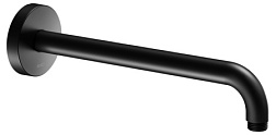 Настенный кронштейн для верхнего душа IXMO матовый, отражатель круглый, 30 см, чёрный цвет, Keuco 51688370300 Keuco