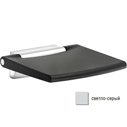 Сиденье для душа Plan светло-серый, петли хром, Keuco 14983010038 Keuco