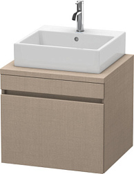 Модуль под раковину DuraStyle 60х54,8х51,2 см, без консоли, лен, Duravit DS531007575 Duravit