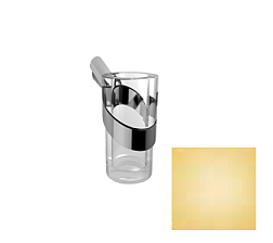 Настенный стакан Morgana pvd, золото, с держателем, Paini 73OP041VR Paini