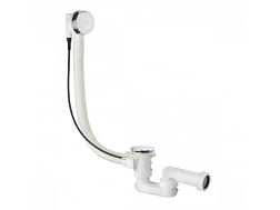 Слив-перелив для ванны Rotexa 76 см, с сифоном, полуавтомат, Kludi 2140905-00 Kludi